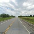 Large board blocking Highway 37 near Purdy