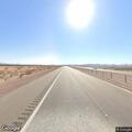 Ladder blocking left lane on US 93 southbound