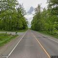 Loose cow near roadway on State Highway 34