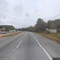 Traffic stop with white Jeep Renegade in Fairburn