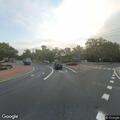 Group of dirt bikes causing roadway hazard