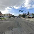 Smoking vehicle with burning odor at intersection
