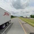 Truck trailer doors open on Indiana Toll Road