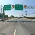 Four-car crash blocks right lane on Route 9