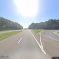 Traffic stop on black Ford Expedition