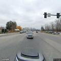 Non-injury crash blocking road near railroad tracks