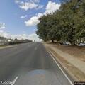 Traffic stop on silver Nissan Versa