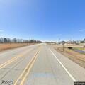 Camper shell blocking Highway 67 near Reyno