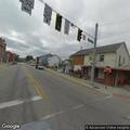 Semi driving in middle of road through Brookville