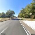 Traffic stop on white truck on West Newberry Road