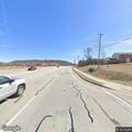 Traffic stop on silver Nissan Rogue