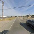 Truck tire tread blocking Muskogee Turnpike lane