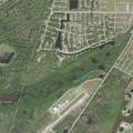 Road obstruction near Coral Creek Airport