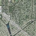 Traffic stop on blue pickup at Tamiami Trail