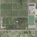 Medical helicopter coordinates patient pickup at correctional facility