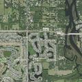 Juveniles damage car windshield at residence