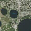 Person with eye injury near West Davis Avenue