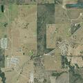 Power pole on fire on East State Highway 97