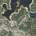 Small brush fire behind Keystone Heights building