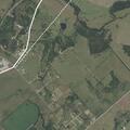 Single-vehicle crash off road through fence in Maxwell
