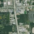 Traffic collision on I-45 service road