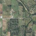 Brush pile fire reported on Falcon Lane