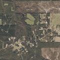 Barn fire threatens woods near Purvis Baxterville Road