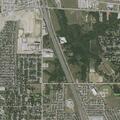 Person nude in middle lane of freeway