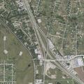 Traffic accident involving gray Mercedes on Saginaw