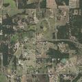 Vehicle crash damages fence on private road