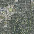 Family with children trespassing on closed golf course