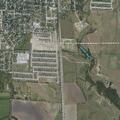 Person experiencing abdominal pain near 1st Street