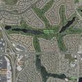 Palm trees on fire at Menifee apartment complex