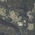 Brush fire reported near storage facility