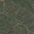 White pickup and backup truck near Santiago Canyon