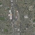 Helicopter responding to Sears building fire