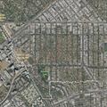 Nude man lying on couch near intersection