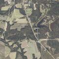 Tree blocking Alabama Highway 9 near grocery
