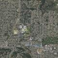 Shooting with suspect in red pickup truck