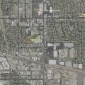 Man sitting in roadway near N Van Nuys Pl