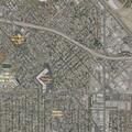 Man with encampment on Webb Avenue