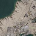 Fire unit responding to island fire from Kingman
