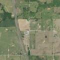 Hay field and semi truck fire on County Road 3200