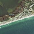 Female on raft rescued in water at Marlin Court