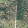Vehicle hits pole and oil covers roadway