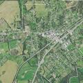 Smoking power line down across US-411 roadway
