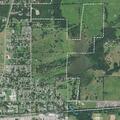 Vehicle crashed into tree in residential yard