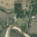 Creek bed brush fire near Twin Lakes