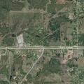 Car hits electric pole near highways 73 and 99