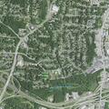 Car crashes into guardrail on US 29 service road